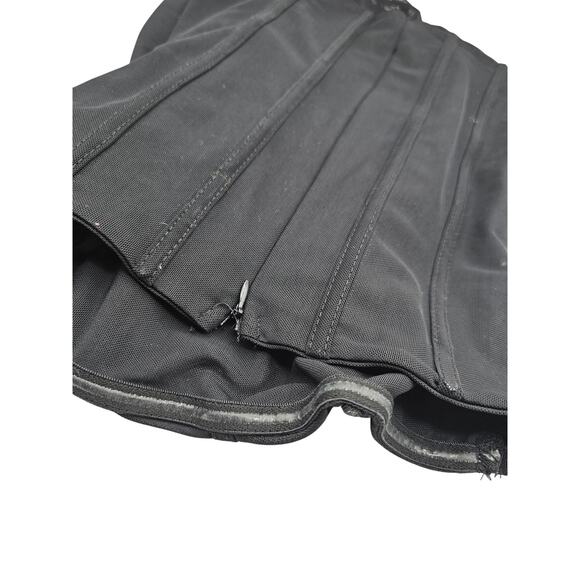 H&M Womens Sz S Corset Top Black Mesh w/ Boning Y2K - Picture 4 of 5